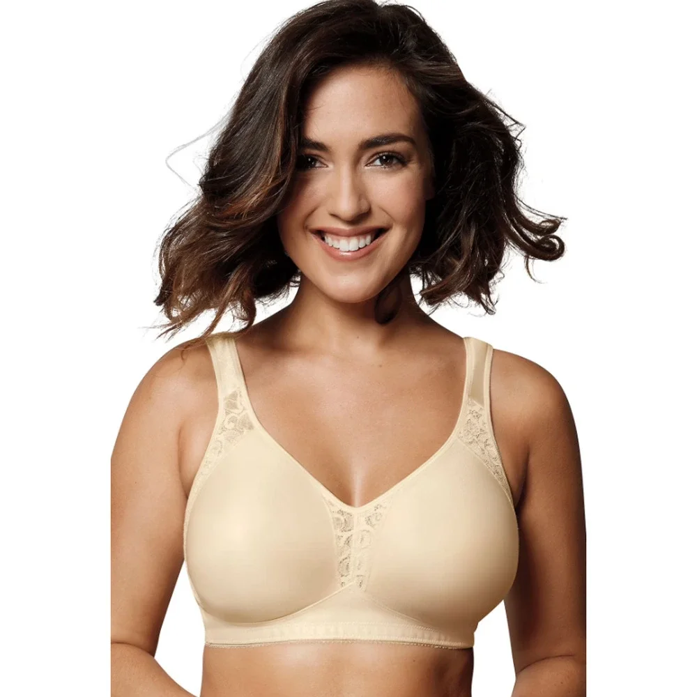 Playtex 18 Hour Light Beige All-Around Smoothing Wire Free T-Shirt Bra‎ Size 38B